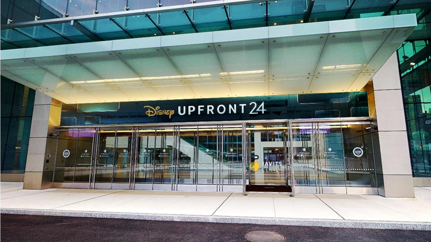 Upfront 2024 building entrance