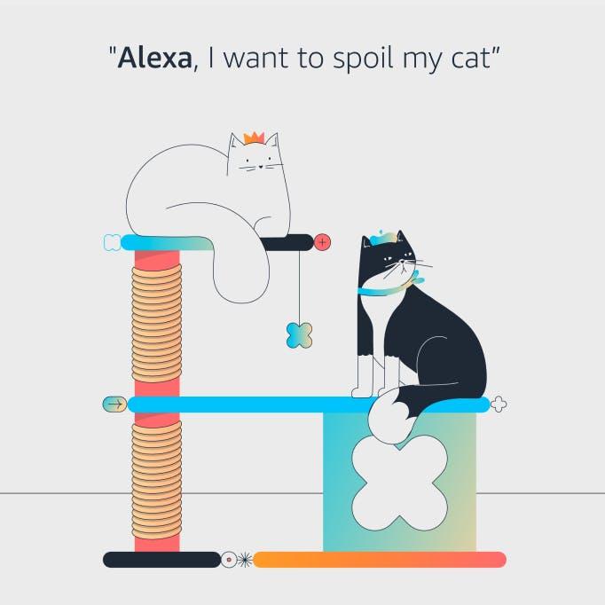 Alexa, I want to spoil my cat